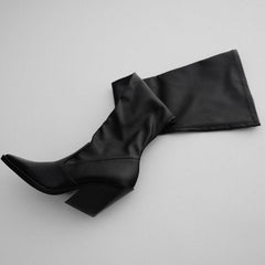 Overlength Wedge Boots Newgew