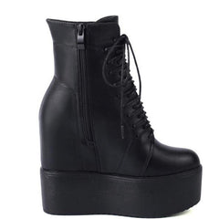 Slope Heeled Height Increase Boots Newgew