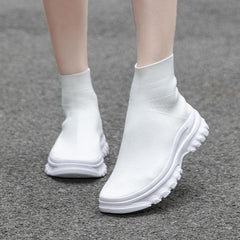 One-step Flying Knit Sneakers Newgew