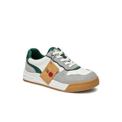 Front Lace-up Clashing Casual Sneakers Newgew