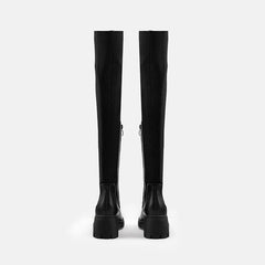 NewLong Thick High Heeled Elastic Over-knee Boots Newgew