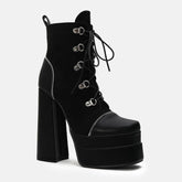 Waterproof Platform Super High Heel Mid Boots Newgew