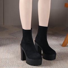 Stylish High-heeled Boots Newgew