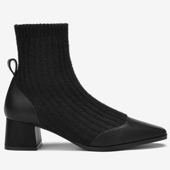 Flyknit Square Heel Socks Boots Newgew