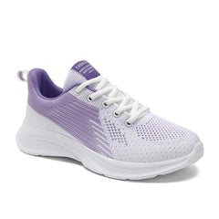 Front Lace-up Fly Knit Sneakers Newgew