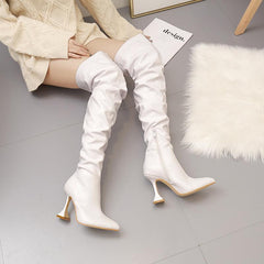 Over Knee Heeled Boots Newgew
