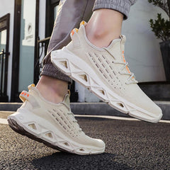 Fashionable Breathable Minimalist Lace-up Sneakers Newgew