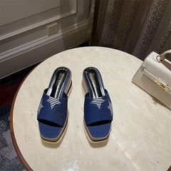 Denim Stars Waterproof Platform Sandals Newgew