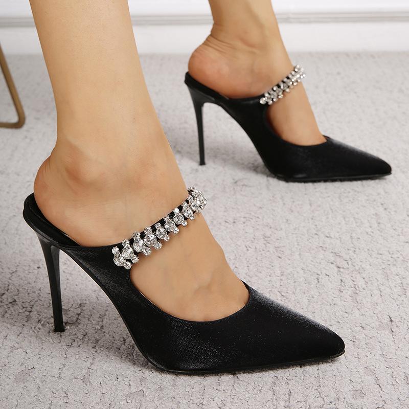 Diamond Elements Pointed Fine High Heels Newgew