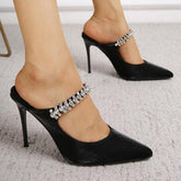 Diamond Elements Pointed Fine High Heels Newgew