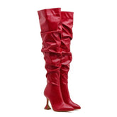 Over Knee Heeled Boots Newgew