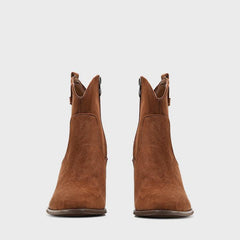 Thick Heeled Side Zipper Short Boots Newgew