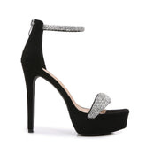 Ankle Strap Diamond Sandals Newgew