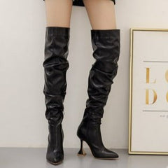 Over Knee Heeled Boots Newgew