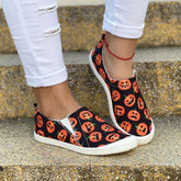 Halloween Pumpkin Skull Sneakers Newgew