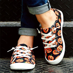 Newbell Halloween Pumpkin Casual Sneakers Newgew