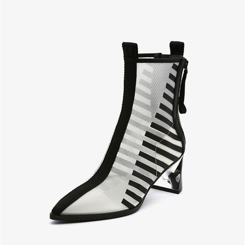 Forest Mesh Ankle Boots Newgew