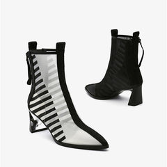 Forest Mesh Ankle Boots Newgew