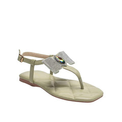 Rhinestone Flat Sandals Newgew