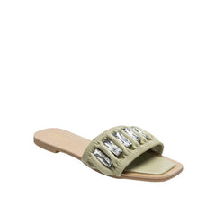 Rhinestone Leisure Flat Sandals Newgew