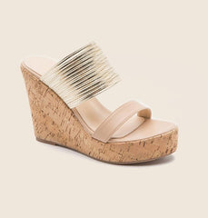 Open-toe Wedge Heel Sandals Newgew