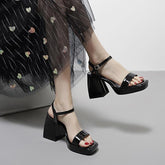 Platform Chunky heeled Sandals Newgew