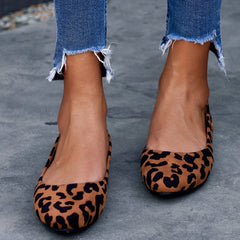 Leopard Print Ballet Flat Newgew