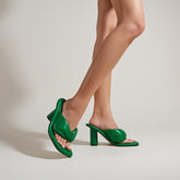 Chunky Heeled Thong Sandals Newgew