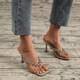 Thong Heel Sandals Newgew