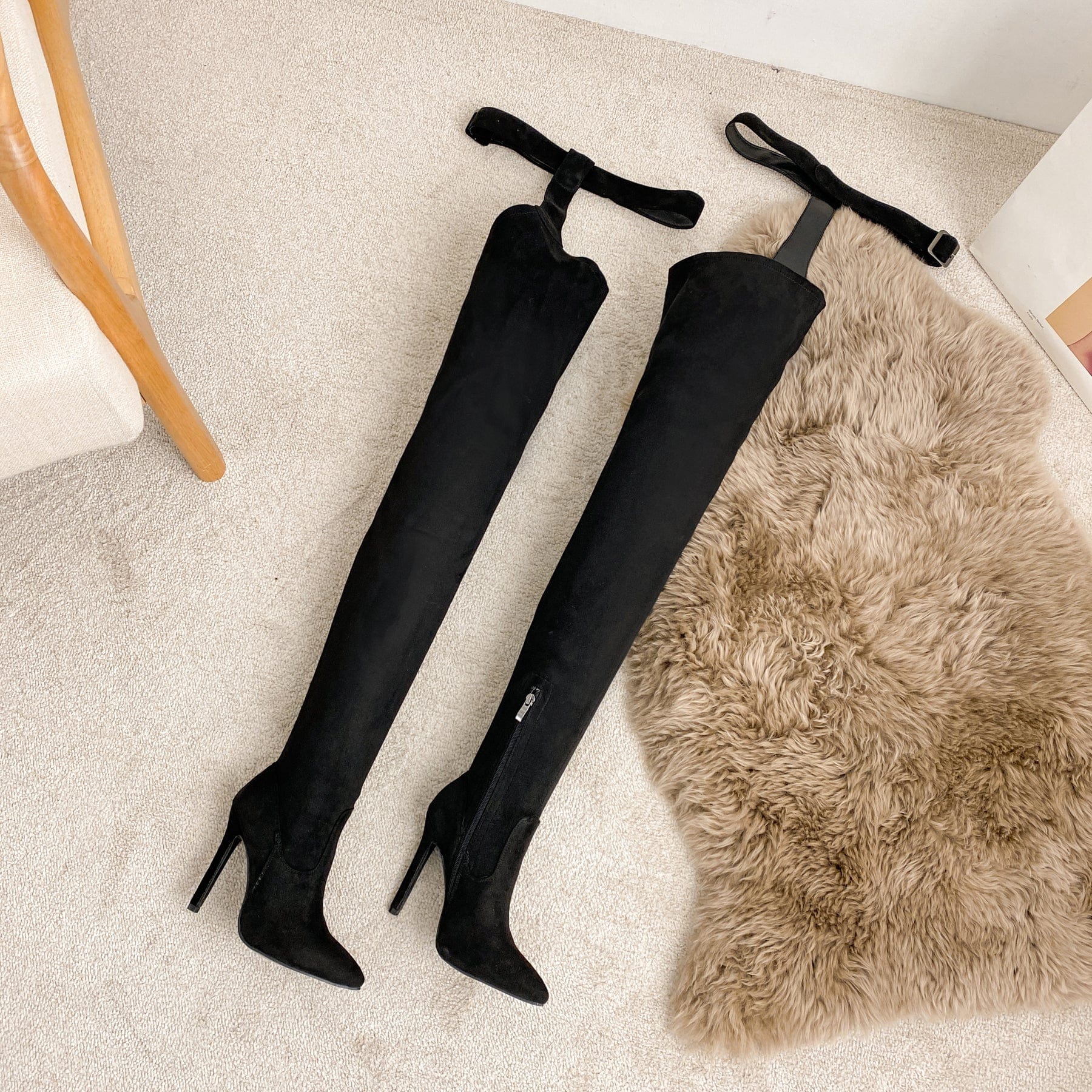 Over Knee Heeled Boots Newgew