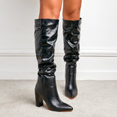 Point Toe Heeled Boots Newgew