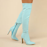 Over Knee Heeled Boots Newgew
