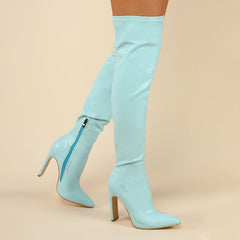 Over Knee Heeled Boots Newgew