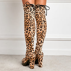 Minimalist Chunky Knee Boots Newgew