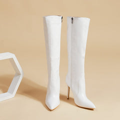 Point Toe Side Zip Boots Newgew