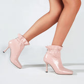 Square Heeled Booties Newgew
