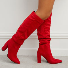 Point Toe Heeled Boots Newgew