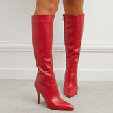 Point Toe Side Zip Boots Newgew