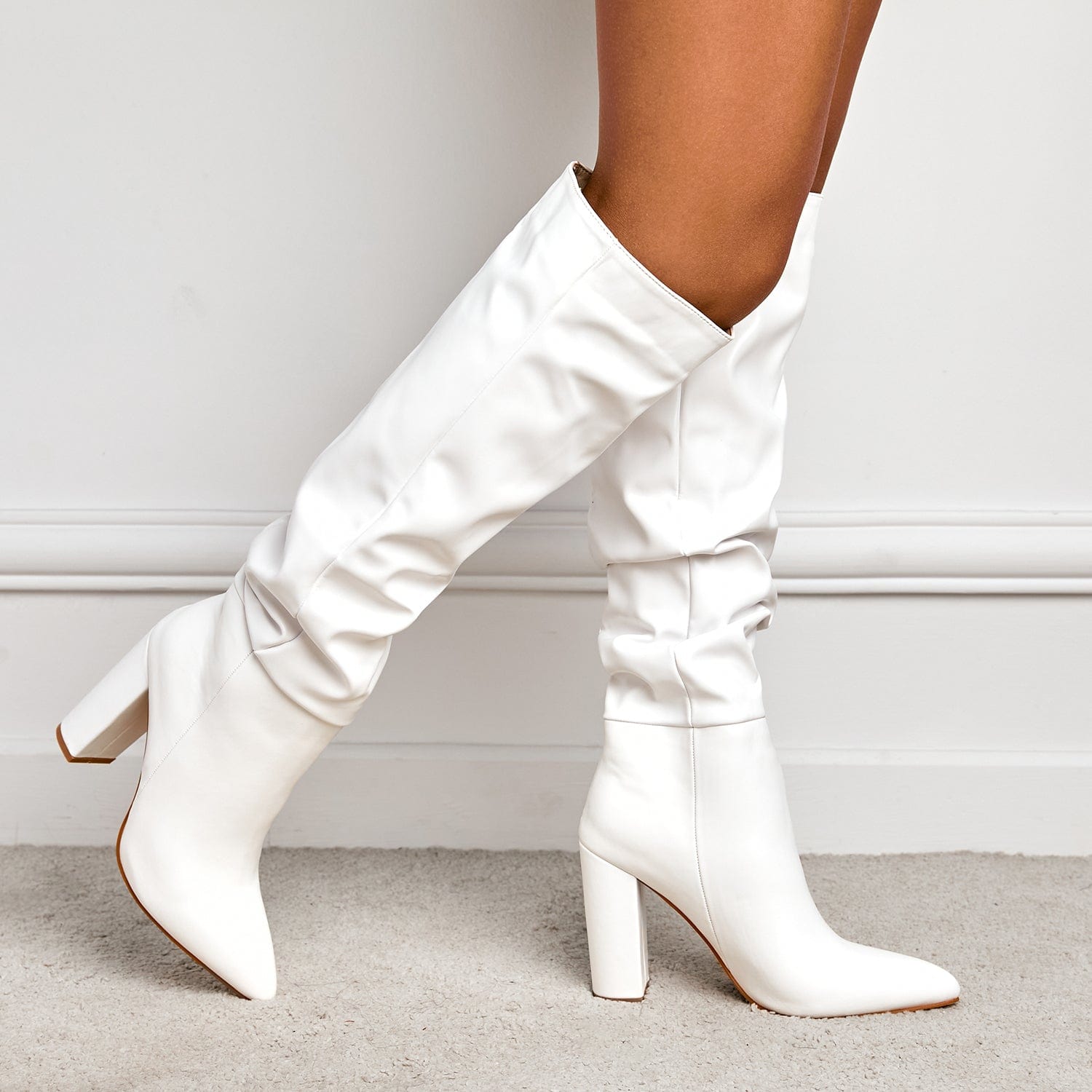 Point Toe Heeled Boots Newgew