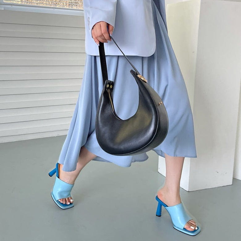 Square Toe Heeled Sandals Newgew