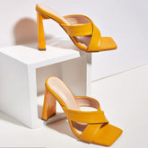 Block Heeled Sandals Newgew