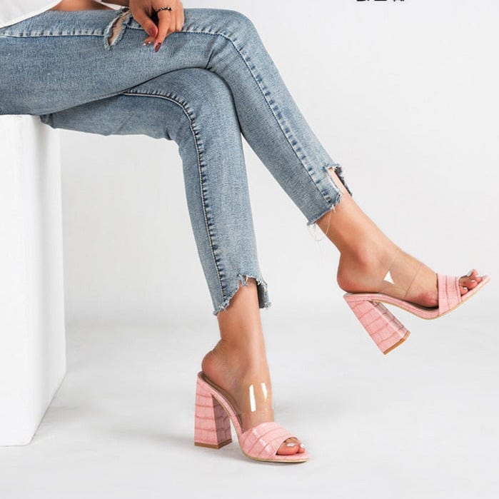 Open-Toe Heel Sandals Newgew
