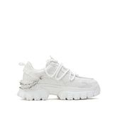 millie's Chain Decor Lace-up Front Chunky Sneakers millie's