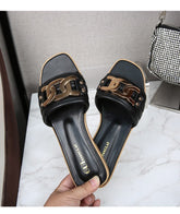 Buckle Decor Flat Sandals Newgew