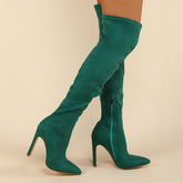 Over Knee Heeled Boots Newgew