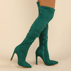 Over Knee Heeled Boots Newgew