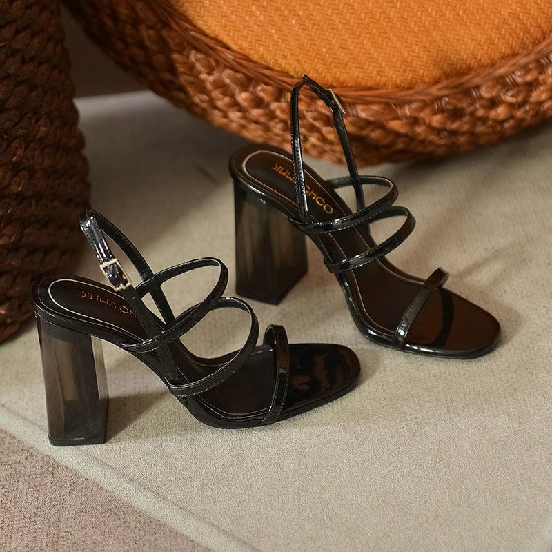 Block Heeled Sandals Newgew