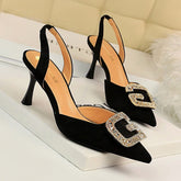 Jewelled Point Toe Pumps Newgew