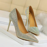High Heeled Shallow Mouth Pumps Newgew