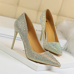 High Heeled Shallow Mouth Pumps Newgew